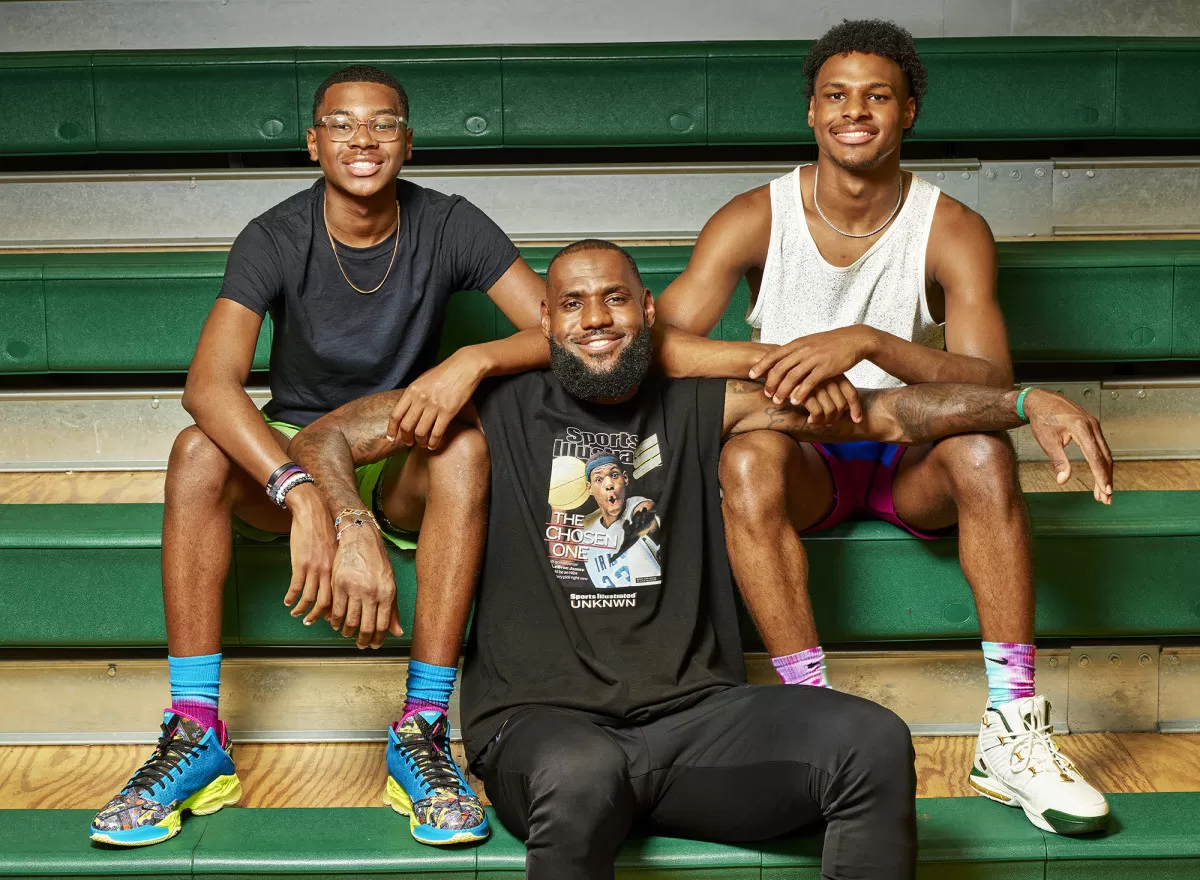 LeBron no solo quiere jugar con Bronny, ¡también con su hijo Bryce!