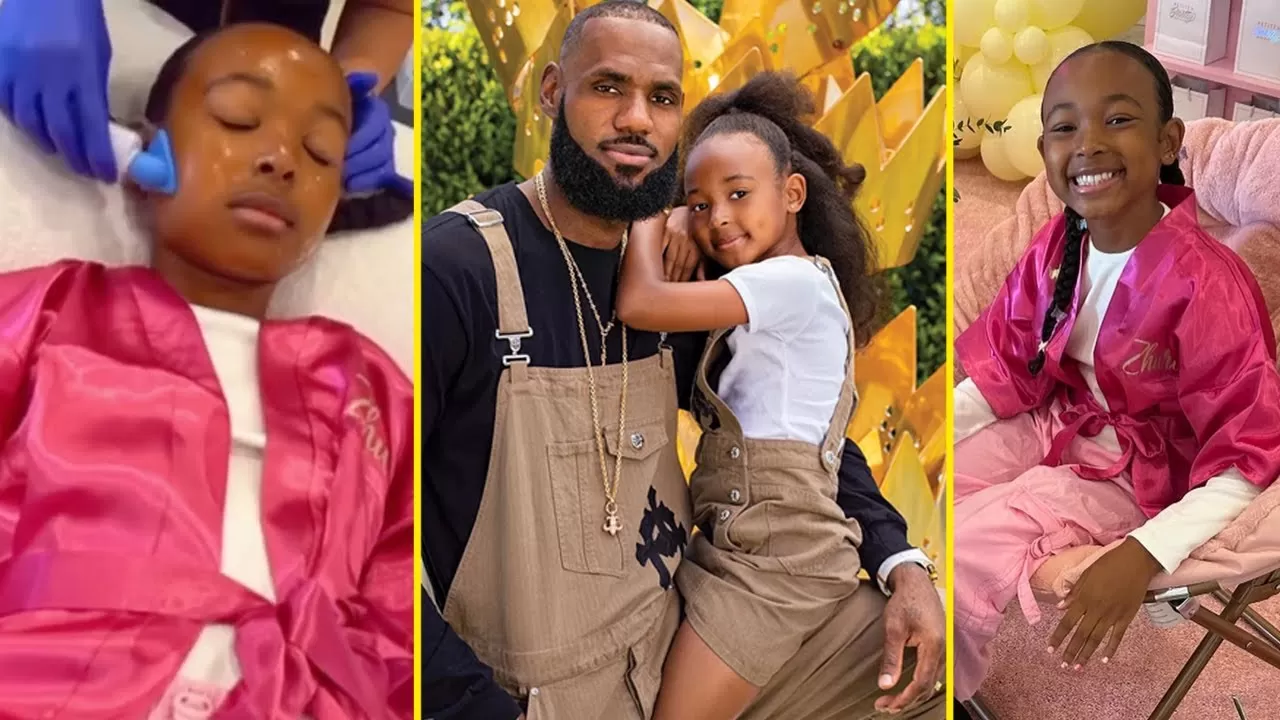 LeBron James Daughter Zhuri Getting Beauty Treatment For Preparing Her 9th  Birthday!🎂🥰 - YouTube