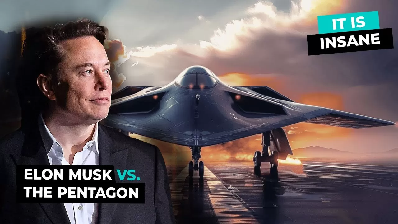 Elon Musk Unveils an UFO Fighter Jet That Defies the US Government