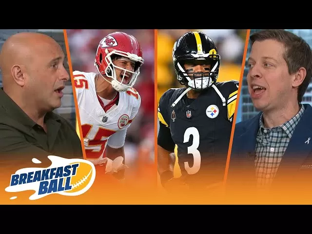 Steelers beat down Jets, Should the Chiefs be worried despite a 6-0 start?  | NFL | BREAKFAST BALL - YouTube