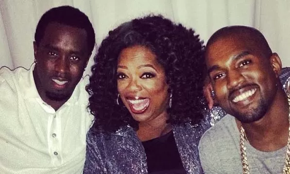 Oprah de fiesta con Kim, Kanye, Diddy y Jagger