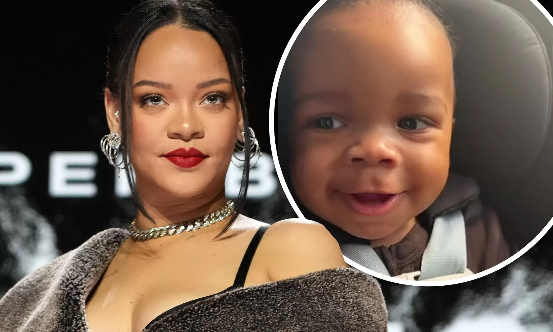 Rihanna contraataca a los trolls que la criticaron por llamar a su pequeño hijo "tan lindo" | Daily Mail Online