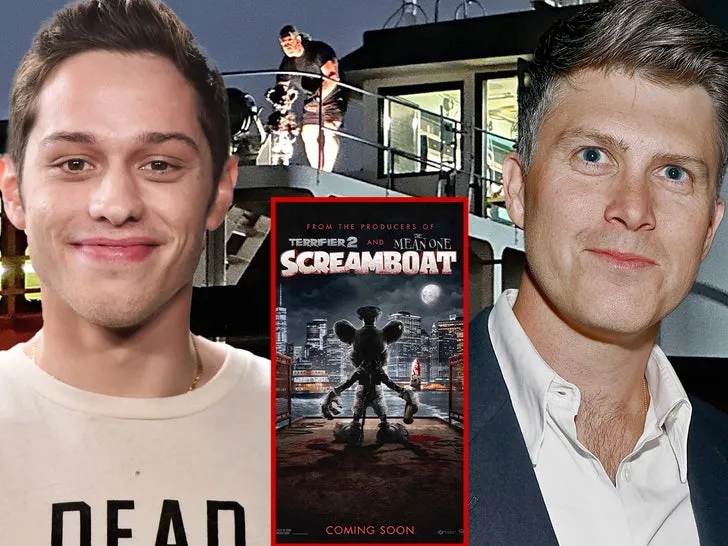 Pete Davidson et Colin Jost – Le film Mickey Screamboat sur le ferry de Staten Island