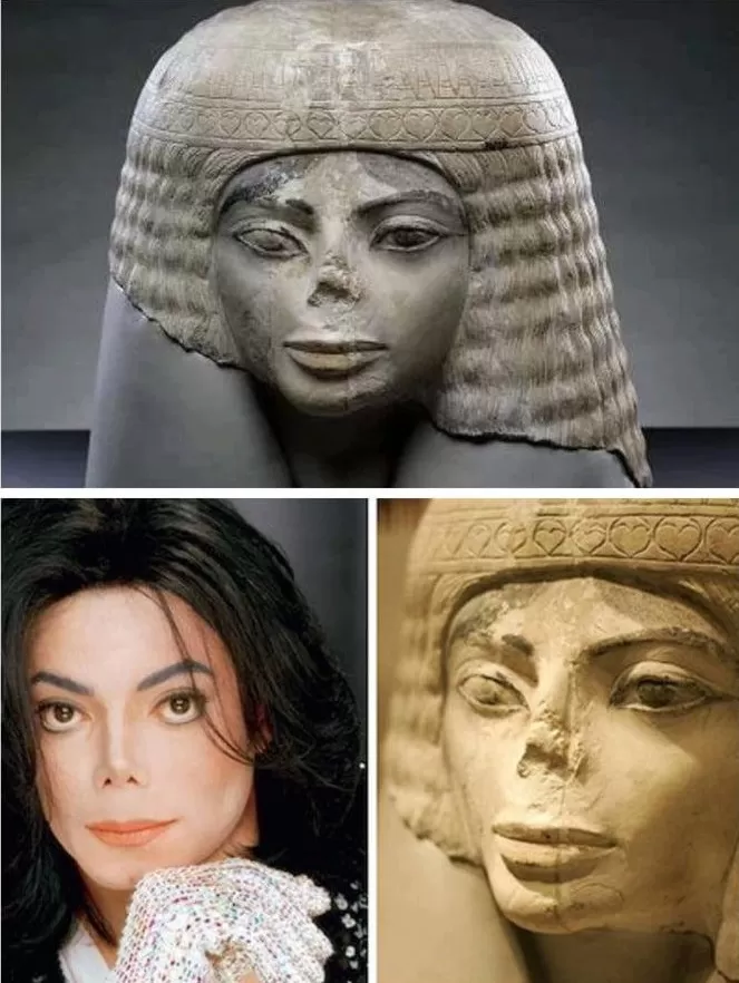 Descubriendo una antigua estatua con el mismo rostro del Rey del Pop Michael Jackson - Foto 1.