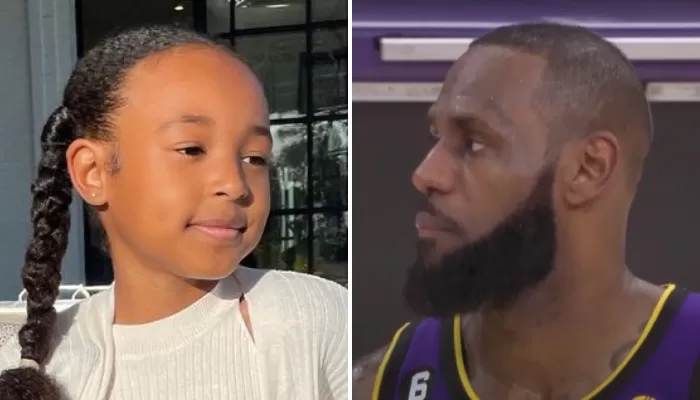 NBA - « Signe le contrat ! » : l'offre délirante de LeBron pour sa fille  Zhuri, 8 ans