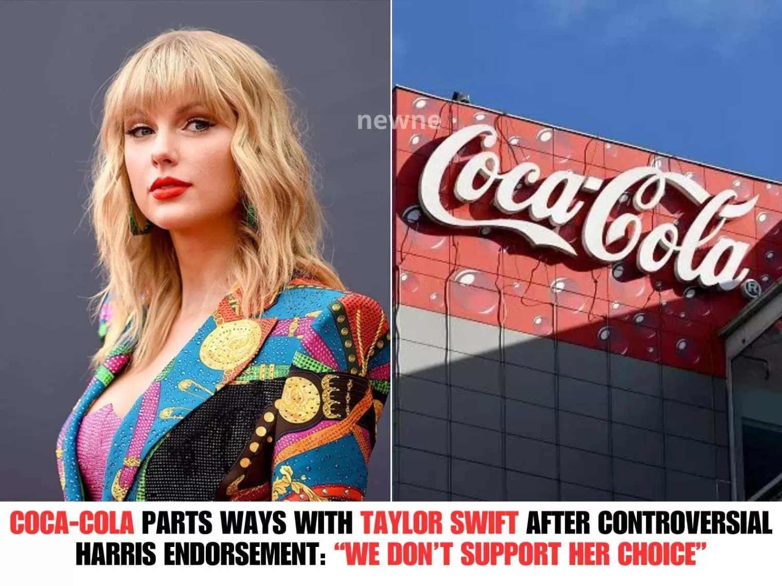 Did Coca-Cola end its partnership with Taylor Swift over her support for  Harris? - Fact Crescendo