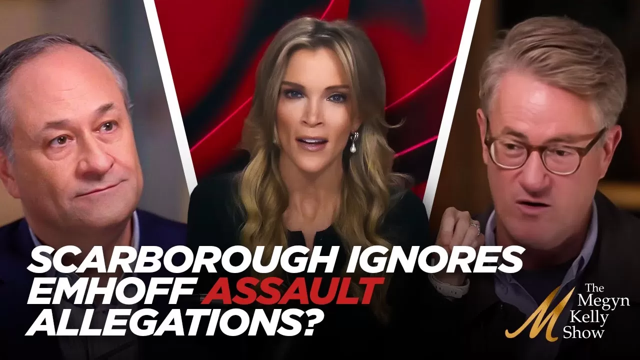 Megyn Kelly Calls Out Joe Scarborough For Not Asking Doug Emhoff About  Assault Accusations - YouTube