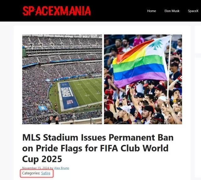 No ban on Pride flags at FIFA Club World Cup