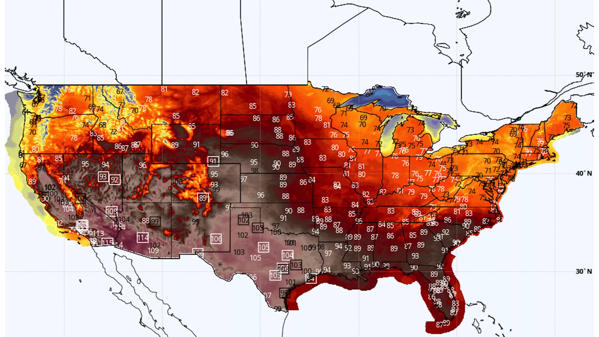 Ola de calor amenaza a 42 millones de personas desde Texas hasta California