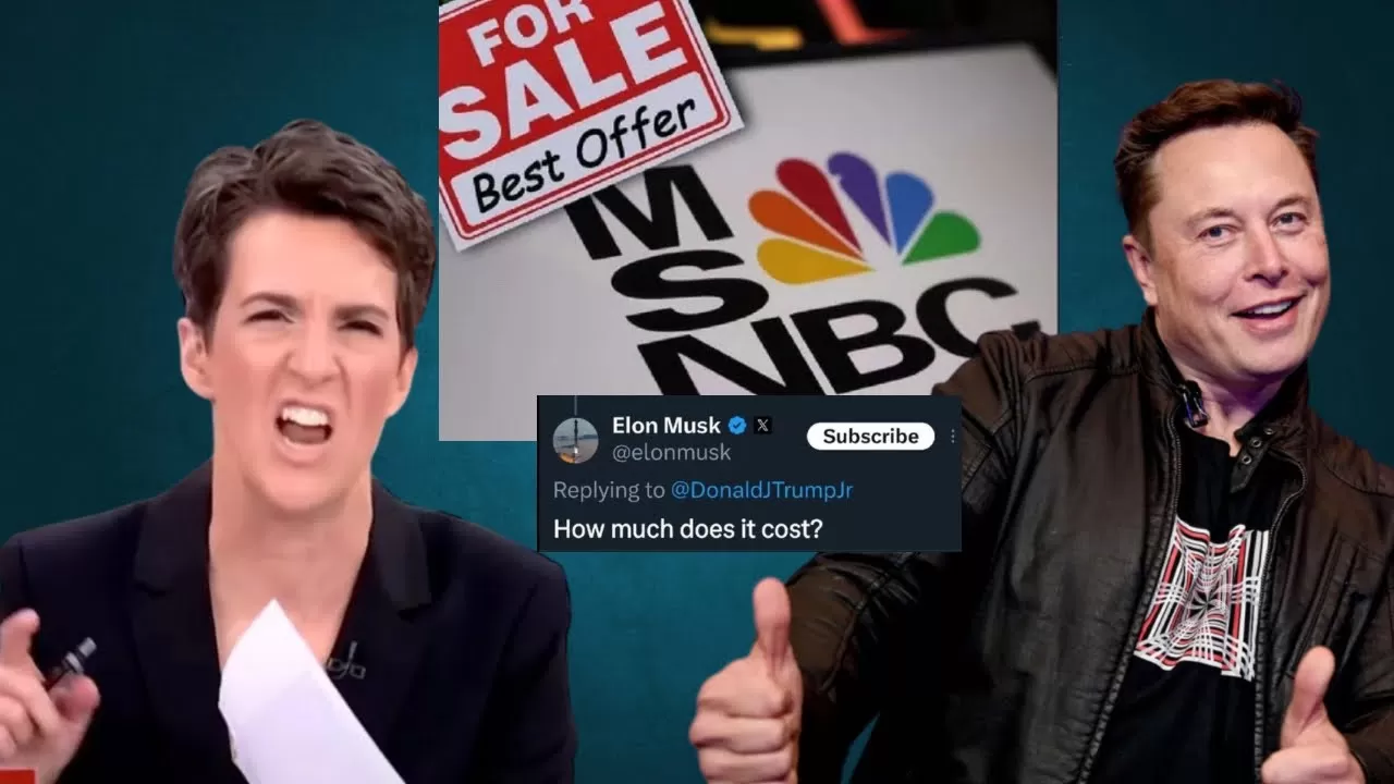 Elon Musk to buy MSNBC sending Rachel Maddow into HYSTERICAL breakdown. -  YouTube