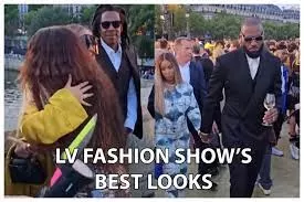 LeBron James and Savannah shine alongside Beyonce and Zendaya at Louis  Vuitton's Paris fashion show | Marca