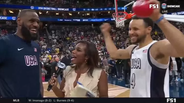 LeBron James Shared Awesome Reaction to Playing With Steph Curry in Team  USA Win