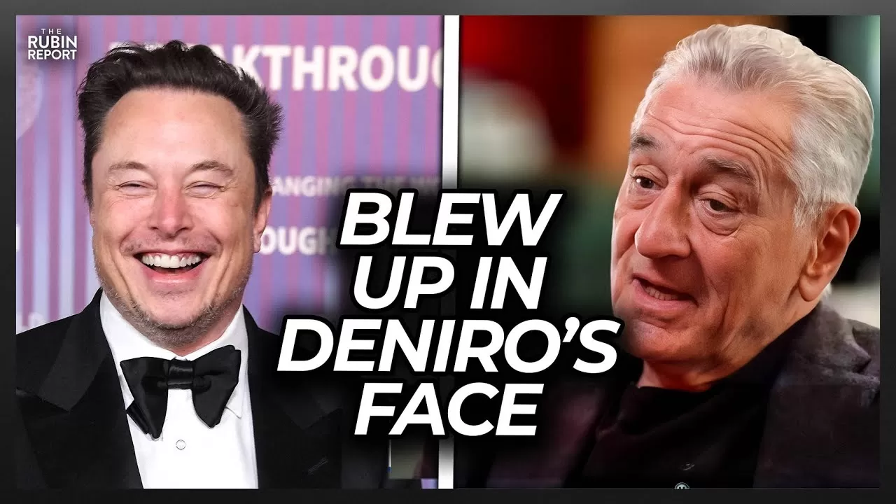 Robert De Niro Humiliated as Elon Musk Calmly Lists Simple Facts - YouTube