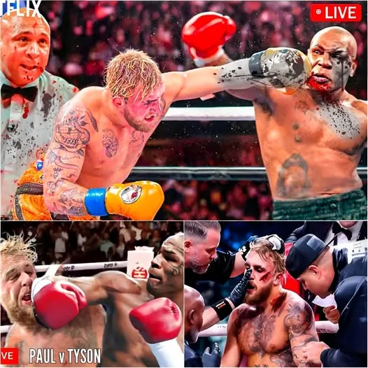 El verdadero poder de la leyenda: Mike Tyson se vengó al derrotar a Jake Paul con un nocaut en menos de 50 segundos como represalia y se llevó a casa 700 millones de dólares.