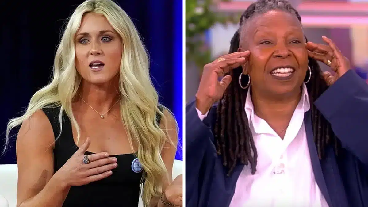 Riley Gaines critique Whoopi Goldberg : "Tu es une honte pour une vraie femme"