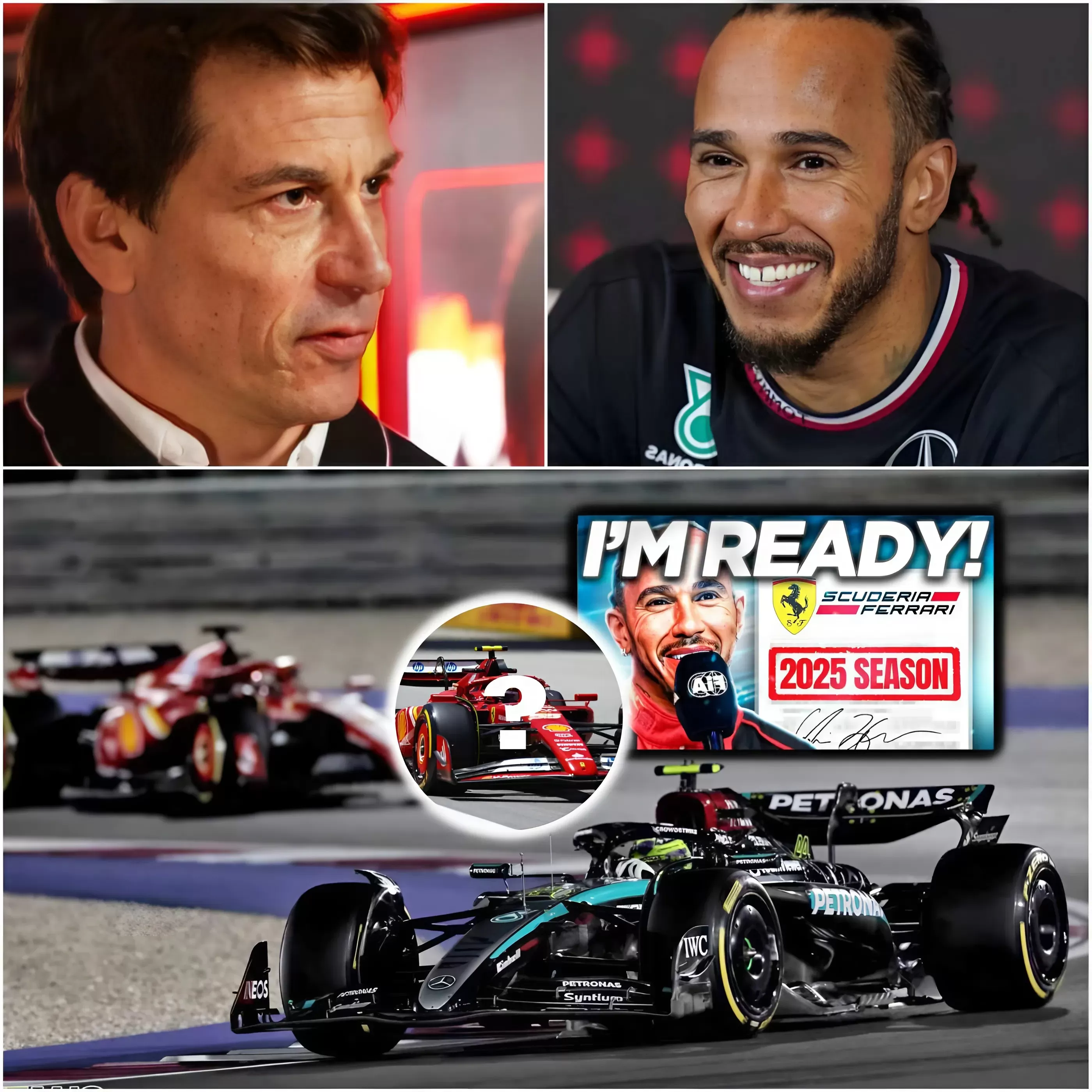 ULTIME NOTIZIE🔴 Ciò che Hamilton HA APPENA DETTO sul suo FUTURO in Ferrari nel 2025 è FOLLE