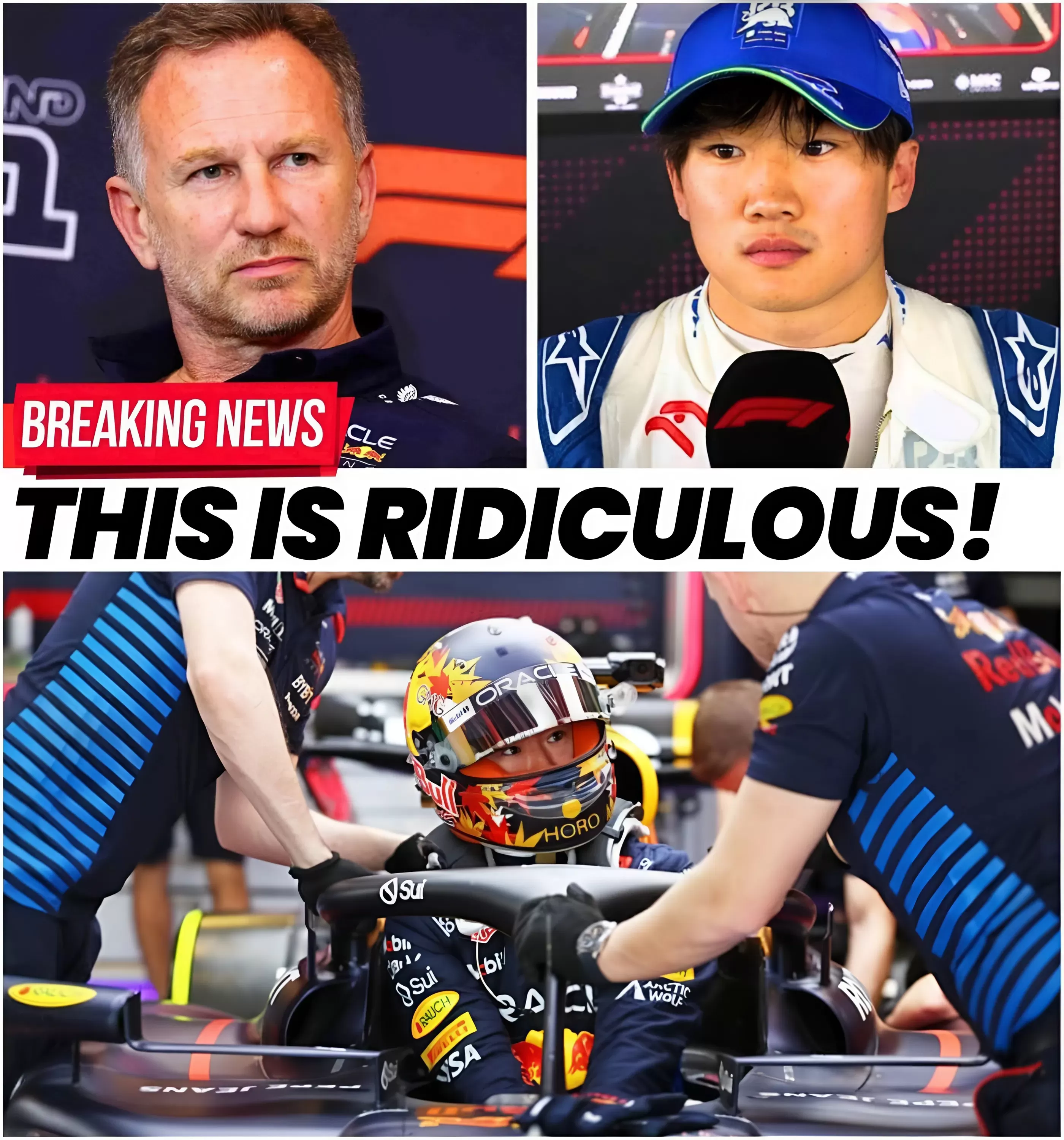 F1 NEWS🔴 HUGE NEWS for Redbull & Tsunoda After Horner Shocking