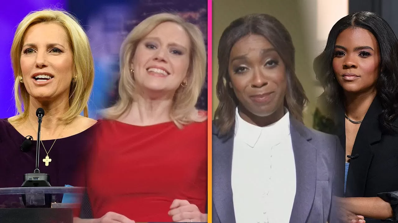 Laura Ingraham et Candace Owens réagissent aux impressions de SNL à leur sujet - YouTube