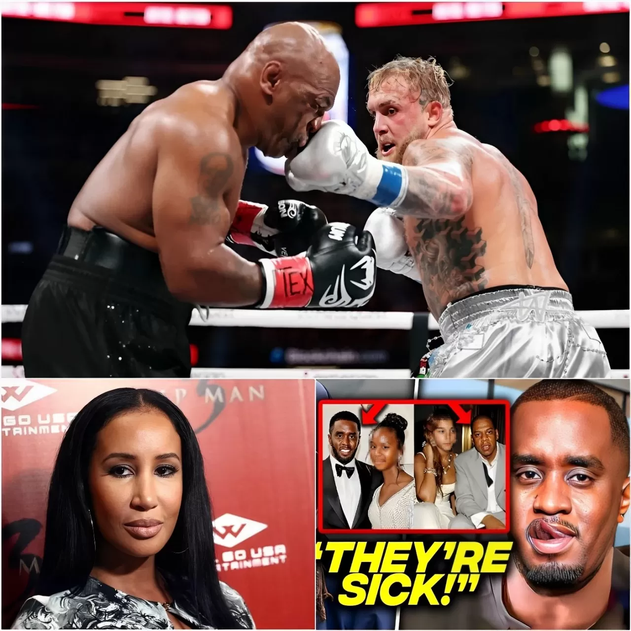 “Mi esposo es…” La esposa de Mike Tyson sorprende a todos: acusa a Diddy de ser el causante de la caída del legendario boxeador y su derrota ante Jake Paul