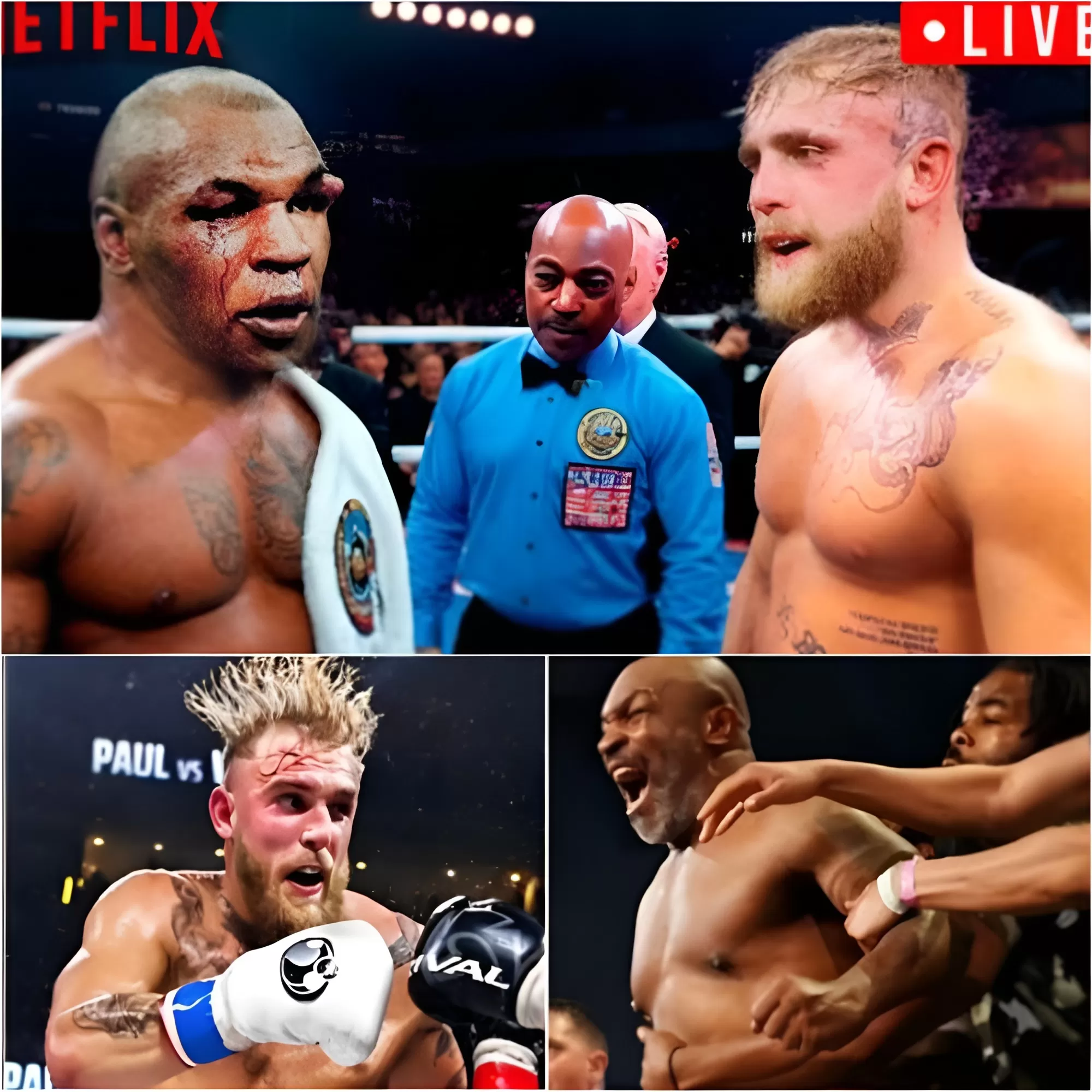 Thrilling Showdown In Mundo Del Boxeo: Mike Tyson Hits Back At Jake Paul With Classic Punch After Family Insult