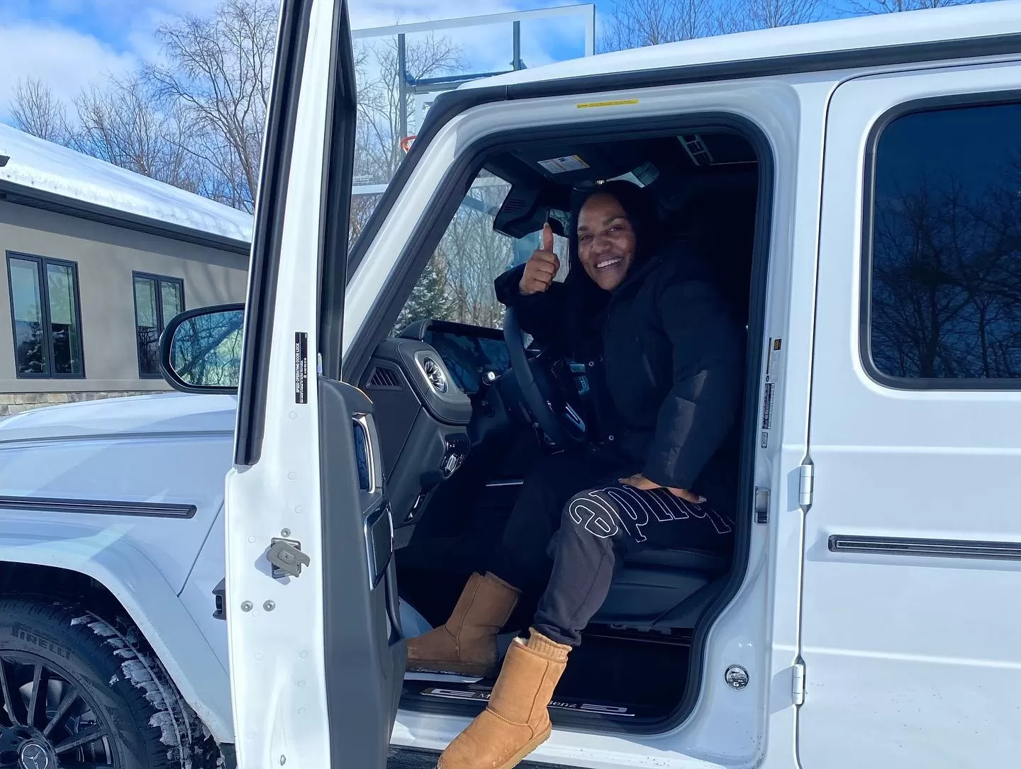 NBA superstar, LeBron James, buys his mum a 2022 Mercedes Benz G-Class SUV  as early birthday present. - 102.3 Max FM