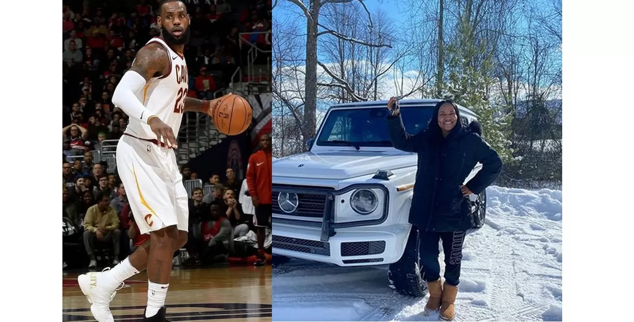 NBA superstar, LeBron James, buys his mum a 2022 Mercedes Benz G-Class SUV  as early birthday present. - 102.3 Max FM