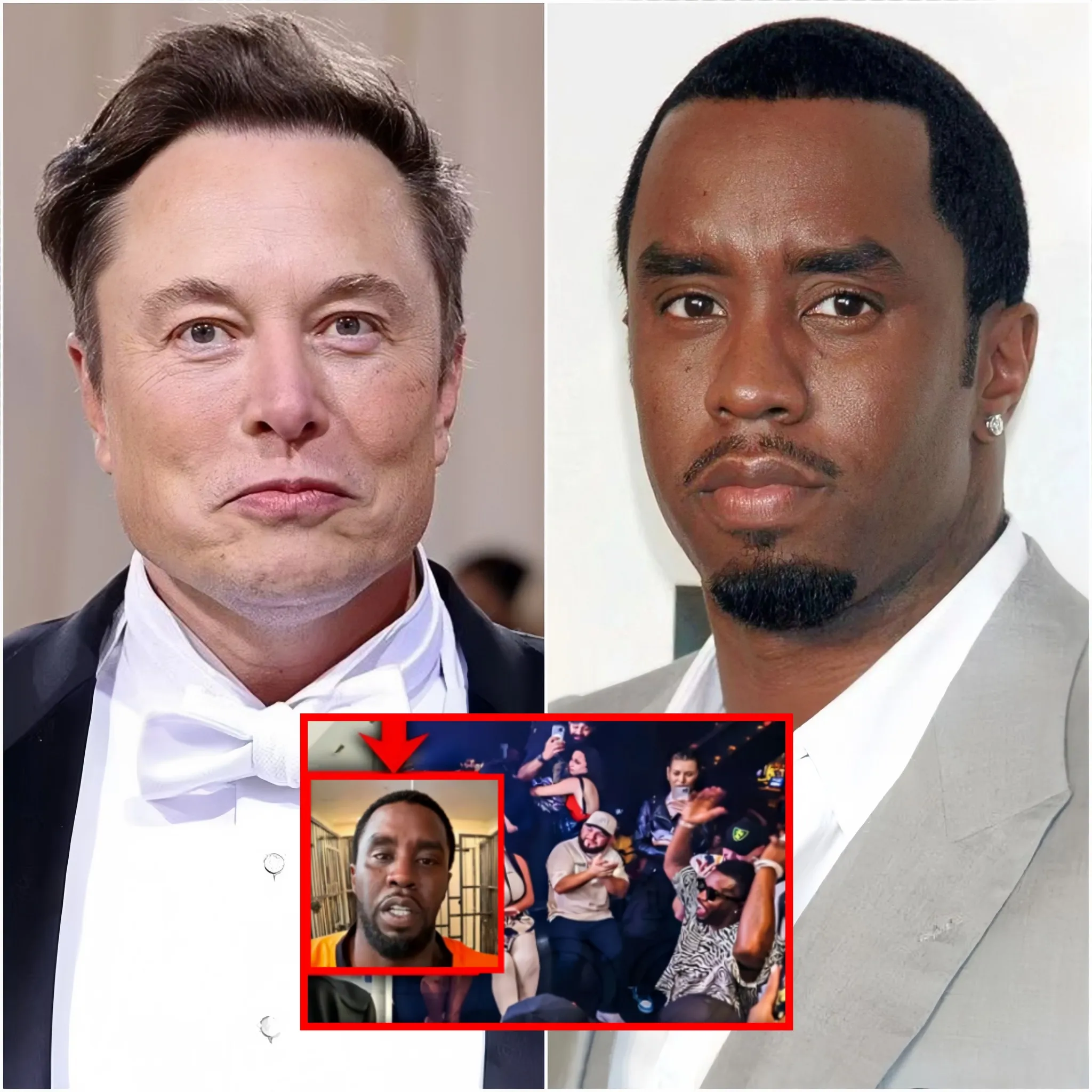 Diddy fait face à une peur extrême après qu'Elon Musk a publié une liste non censurée et des photos associées de stars qui lui sont associées