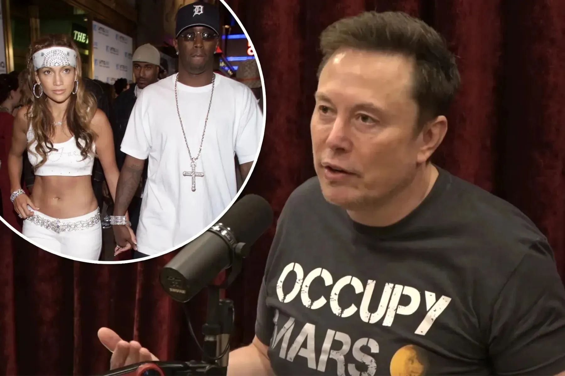 Diddy enfrenta un miedo extremo después de que Elon Musk publicara una lista sin censura y fotografías relacionadas de estrellas asociadas con él