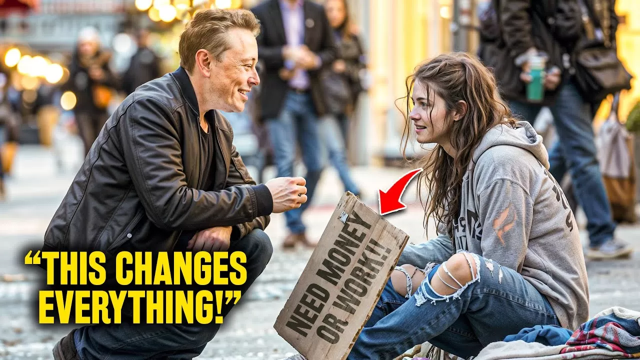 Elon Musk Made An Unbelievable Offer To A Homeless Girl: You Won't Believe What Happens Next! - YouTube