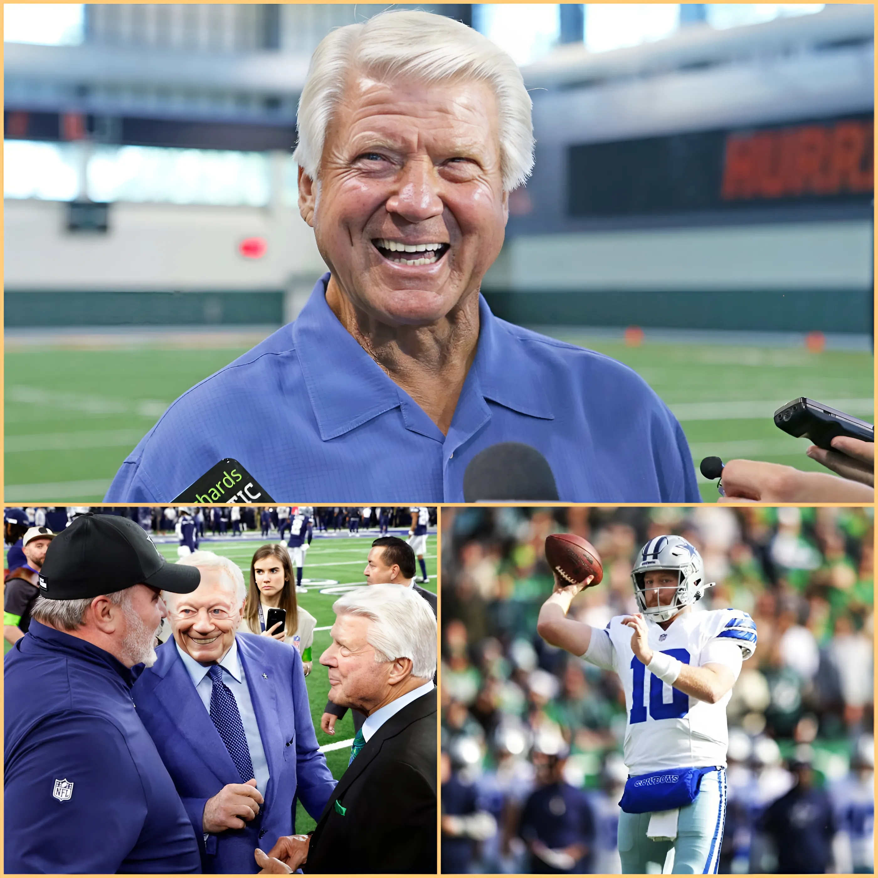 Jerry Jones Stuns Nfl: Cowboys Announce Jimmy Johnson's Return As Head 