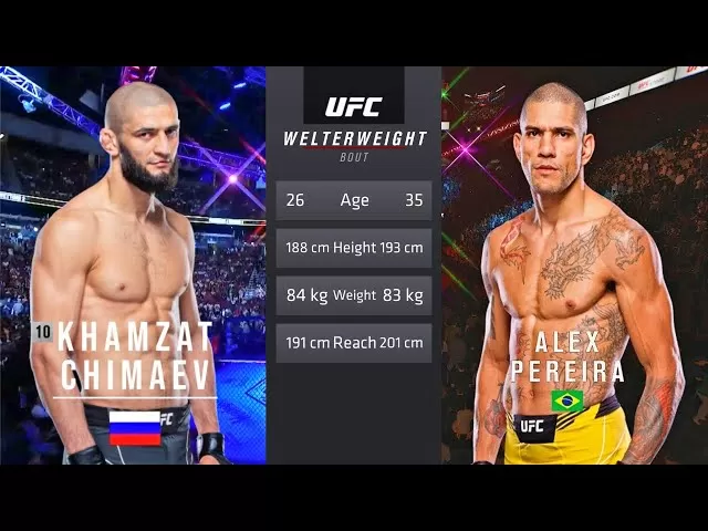 Pelea completa de Khamzat Chimaev vs Alex Pereira - Pelea de la noche de UFC - YouTube