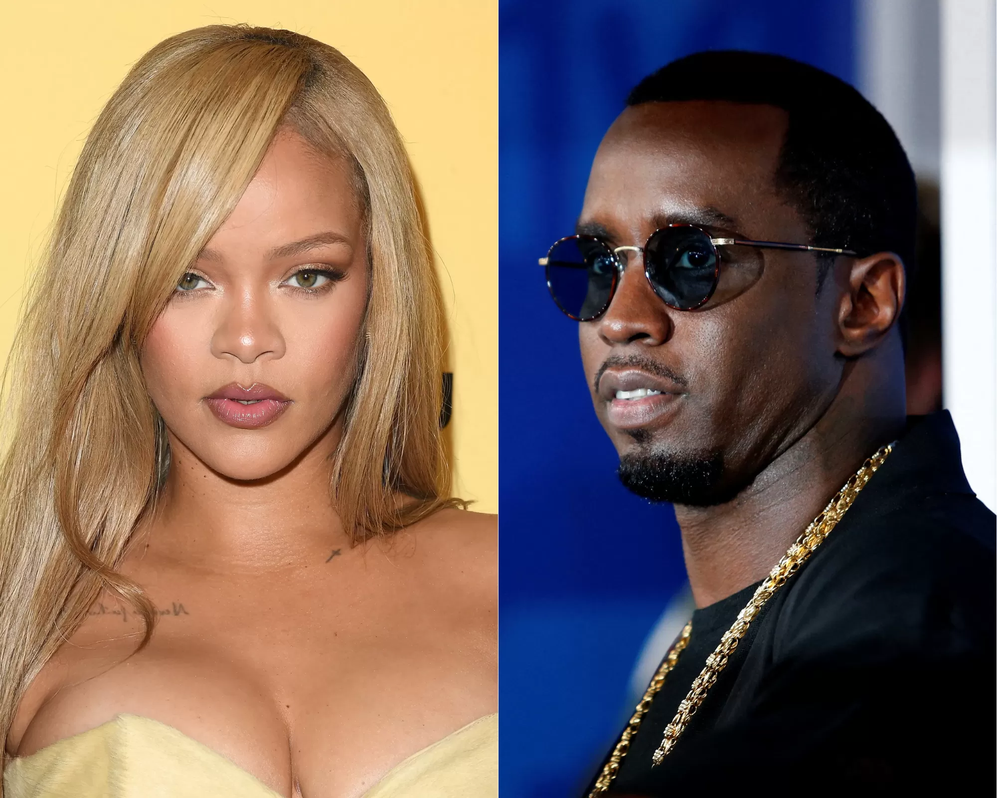 Rihanna se ríe de la pregunta sobre las fiestas de Diddy