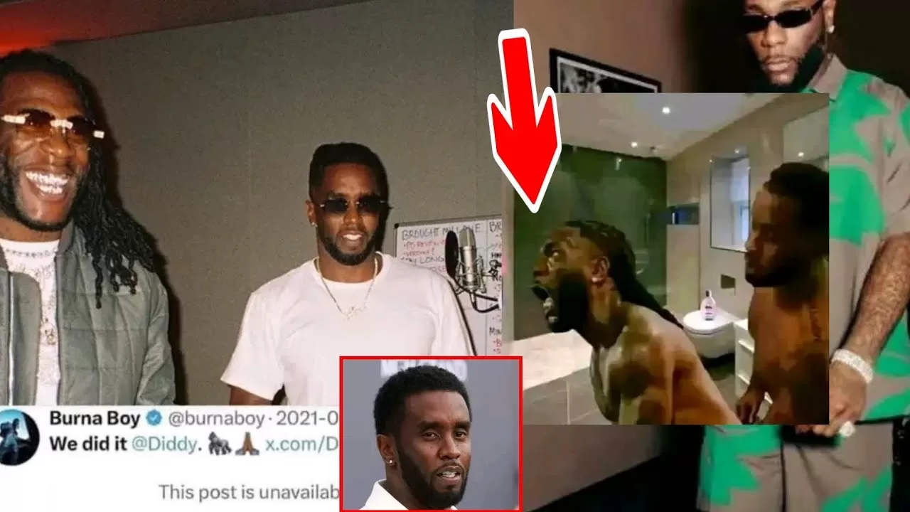 Dirty Video BURNA BOY and P DIDDY Here's What P DIDDY Did to BURNA BOY Is A SIN