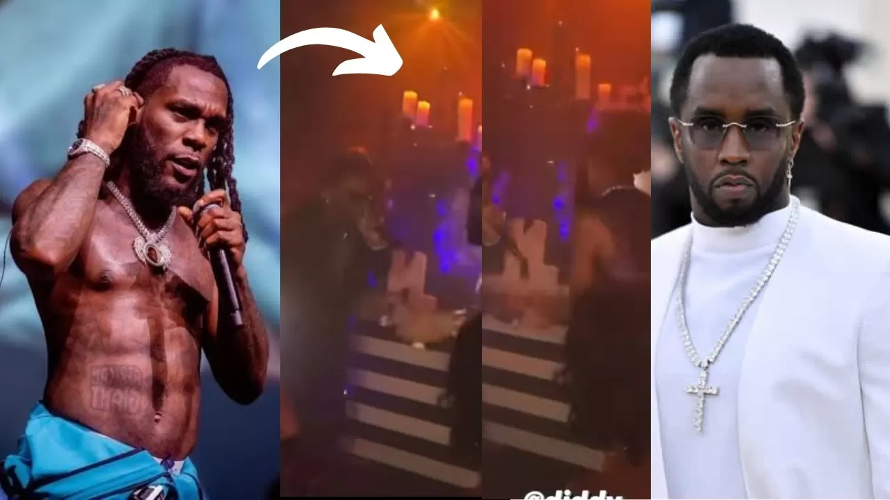 Burna Boy And P Diddy On A Dance Challenge At Met Gala After Party