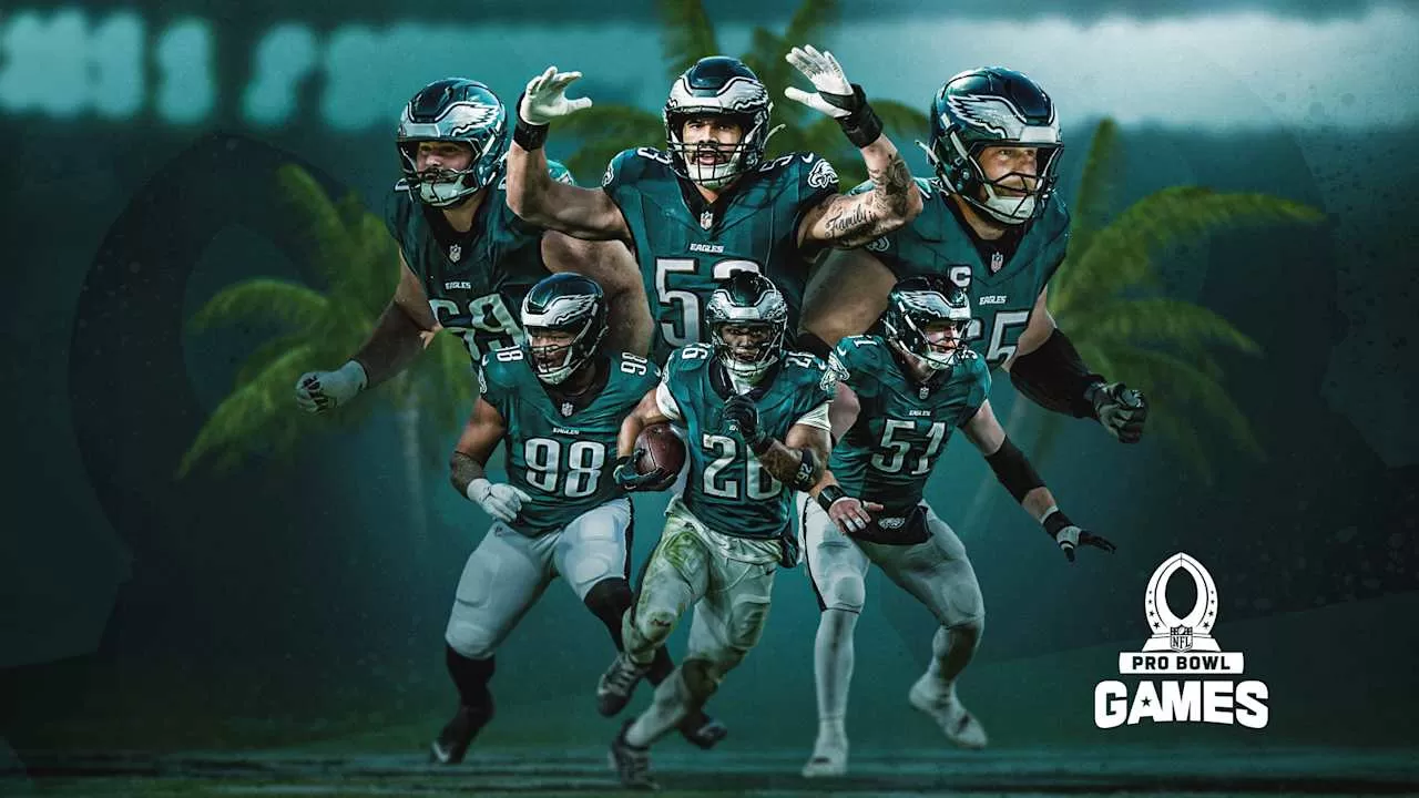 6 Eagles named to the 2025 Pro Bowl Games