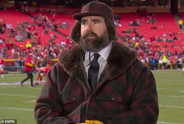 Jason Kelce issued a heartfelt tribute to his brother Travis before the Chiefs-Texans game