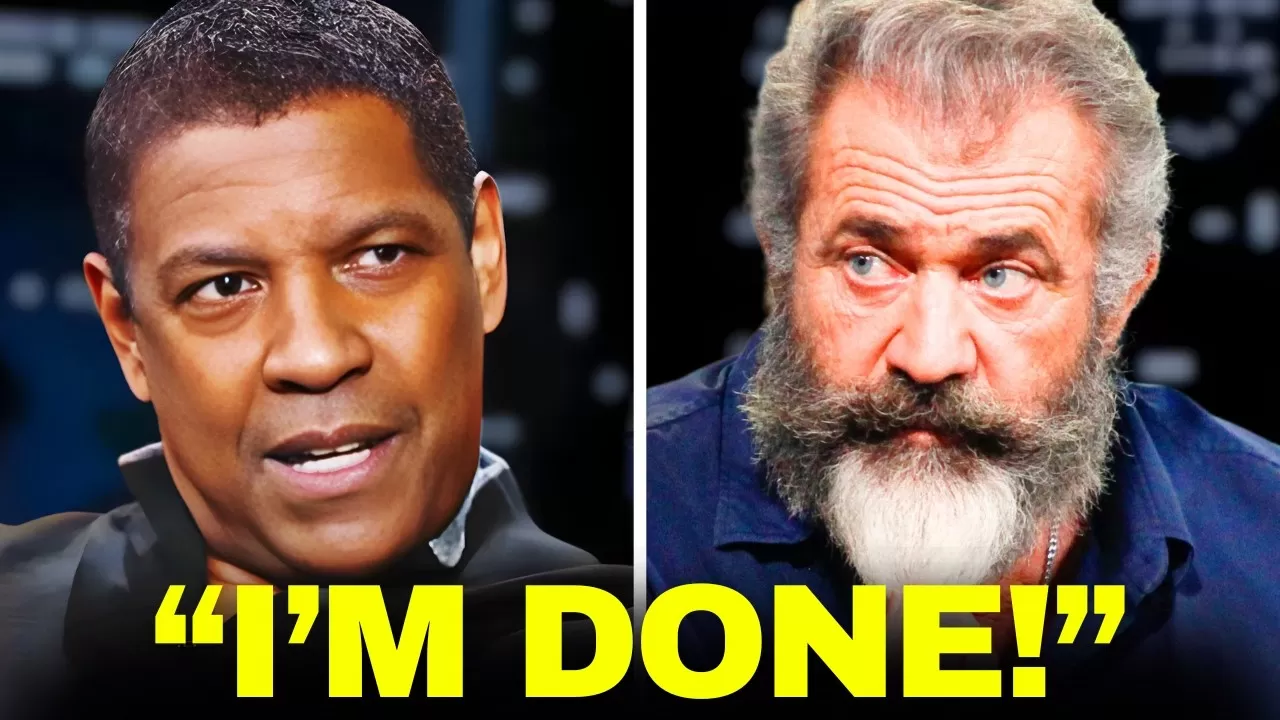 ¡Denzel Washington y Mel Gibson envían una advertencia TERRIBLE que Woke Hollywood no quiere que escuches!