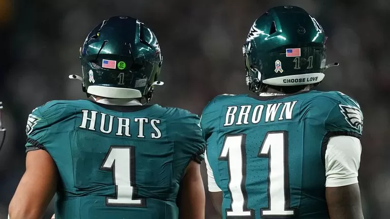 Philadelphia Eagles: AJ Brown aims dig at Jalen Hurts as Phoebe Schecter  urges Super Bowl hopefuls to be more 'selfless' | NFL News | Sky Sports