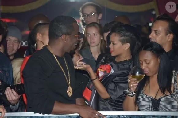 Photo : Exclusif - Diddy et Rihanna au VIP Room. Paris, le 17 novembre 2012. - Purepeople