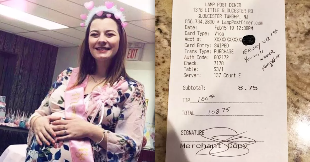 Police officer left pregnant waitress in New Jersey a $100 tip