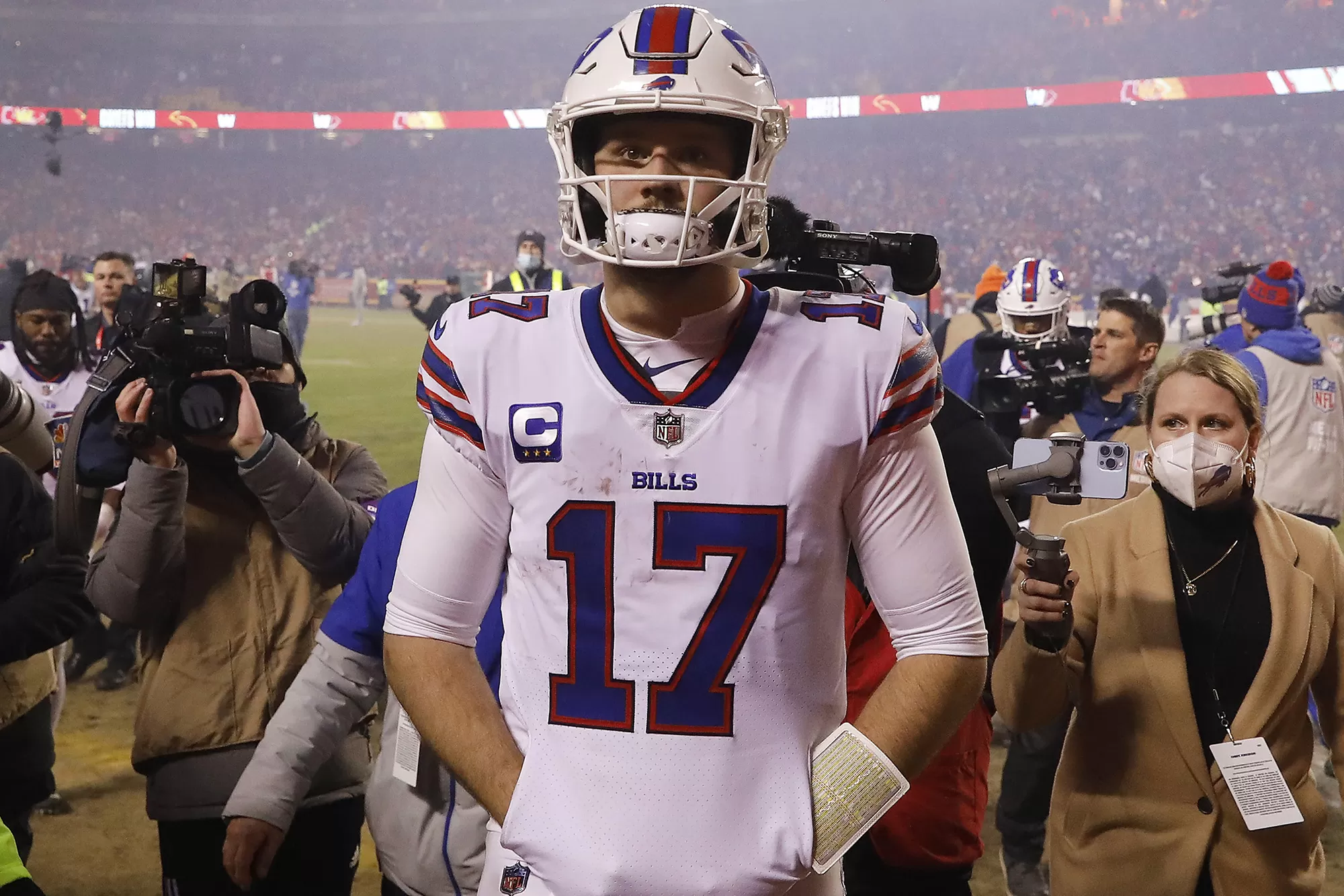 Josh Allen's tweet causes frenzy during AFC championship