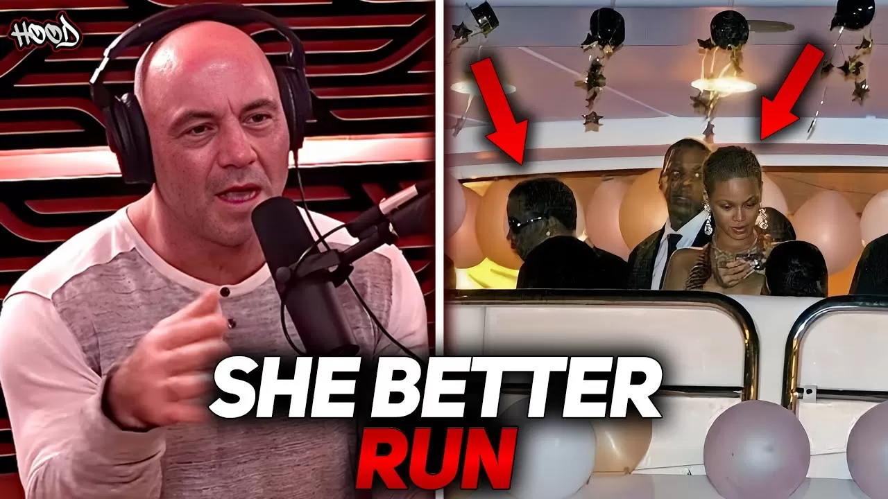 Joe Rogan révèle la vidéo supprimée de Beyoncé avec Diddy | Il lui conseille de se cacher - YouTube