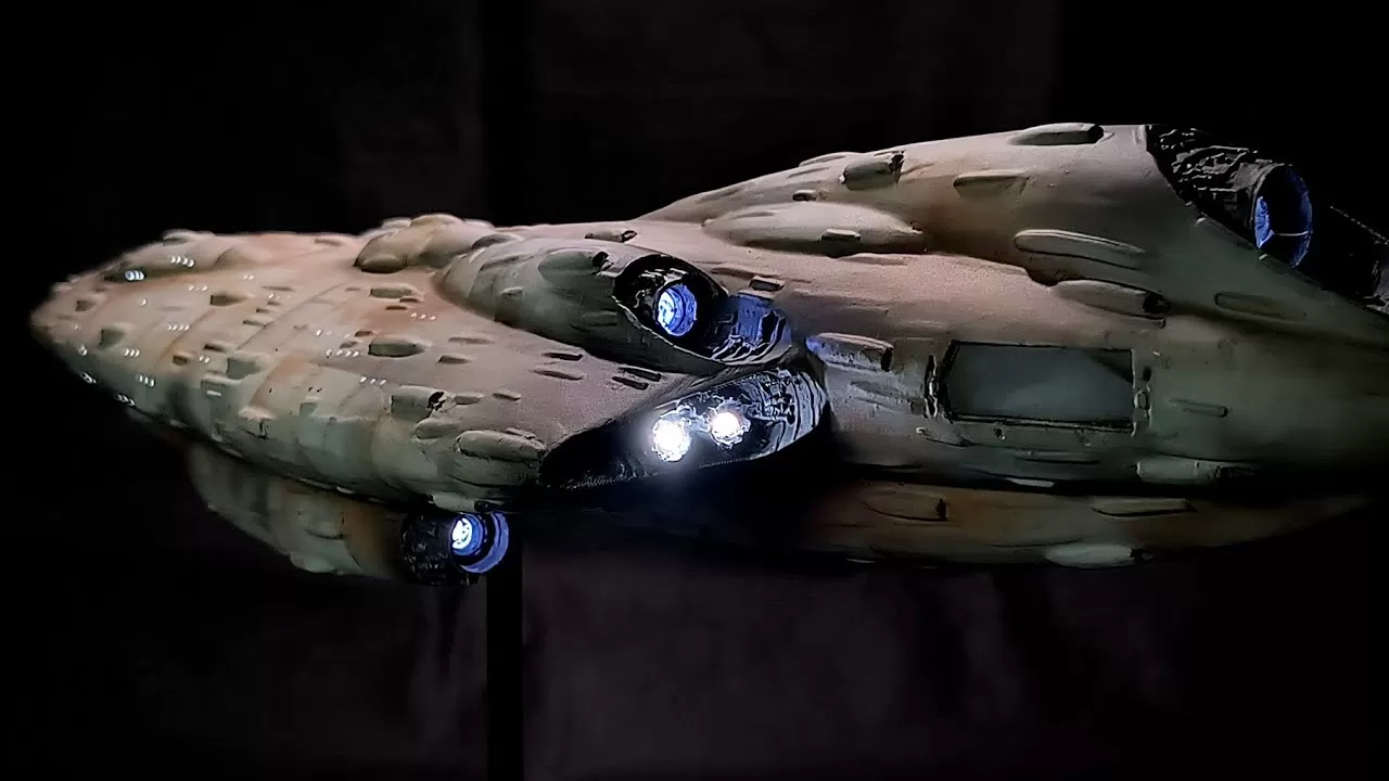 Mon Calamari Light Cruiser 3D printed Model. Howard Day's original design.  - YouTube