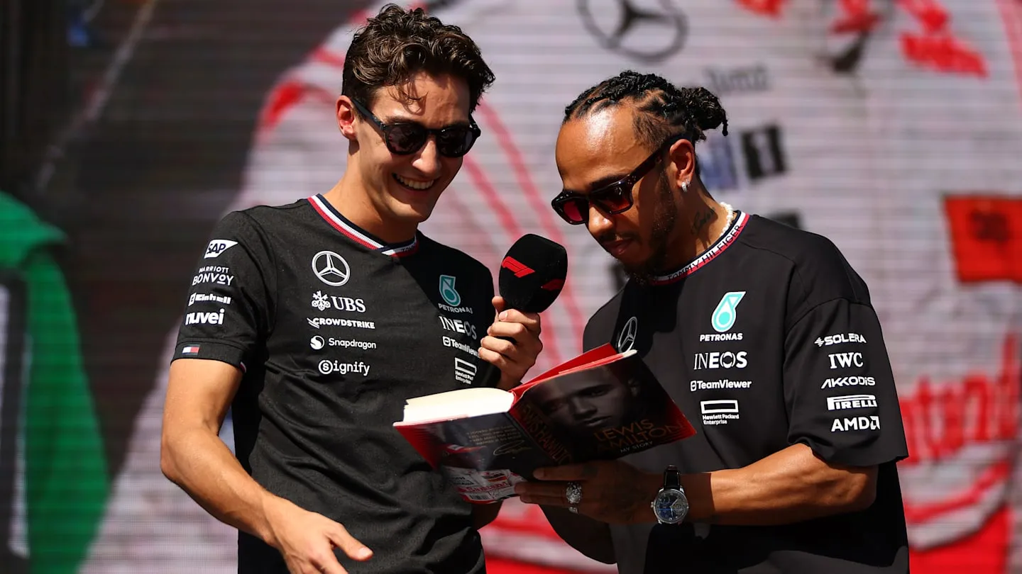 Lewis Hamilton deserved to beat me in Abu Dhabi says George Russell, as he  pays tribute to his 'incredible' team mate | Formula 1®