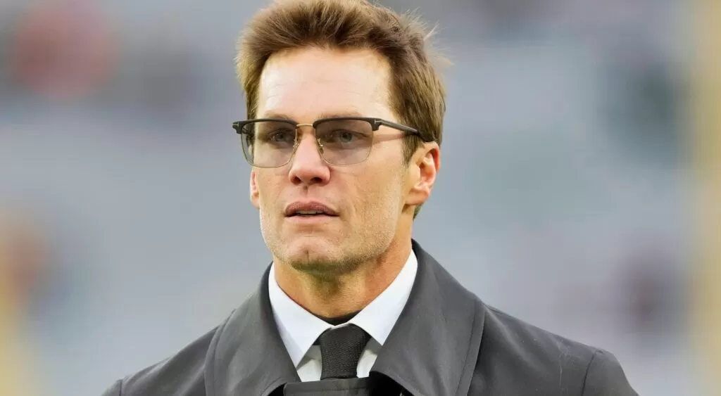 Tom Brady wearing glasses