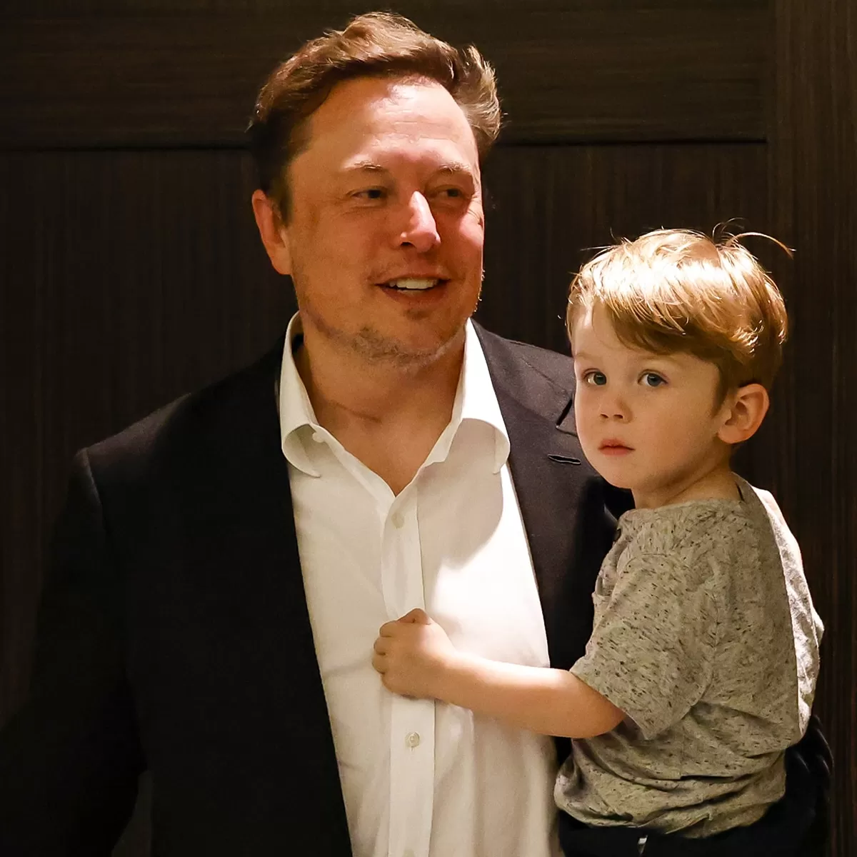 See Elon Musk Play With His and Grimes' Son X AE A-XII in Rare Photos