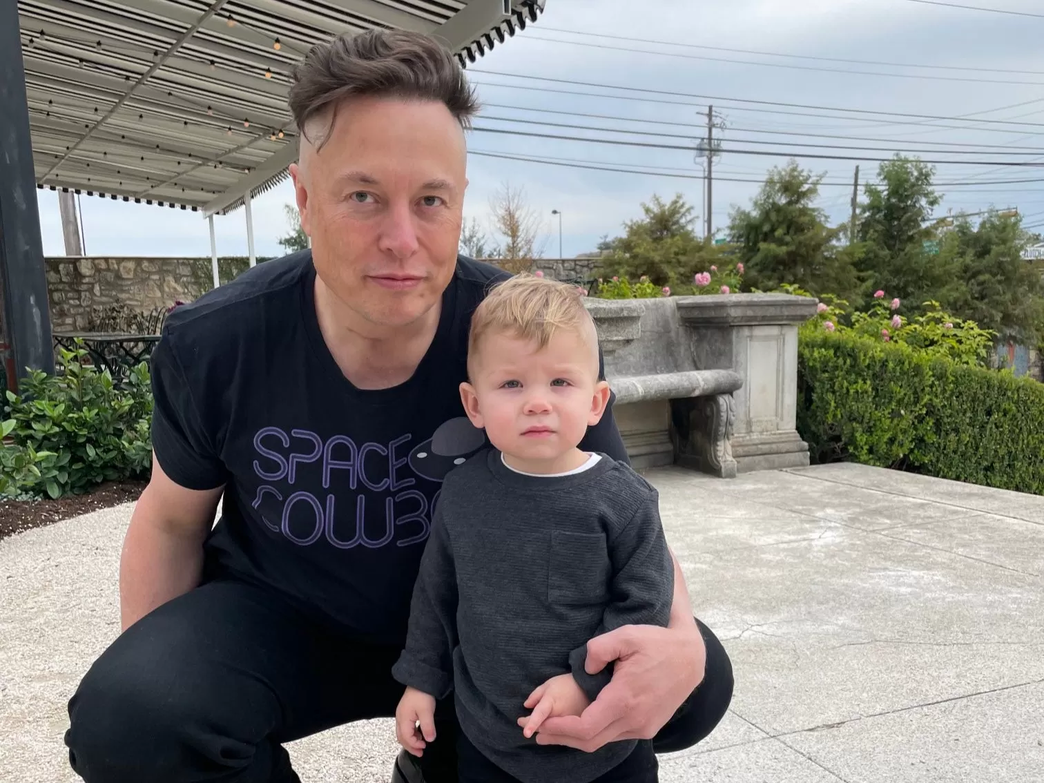 Elon Musk gave him and two-year-old son X AE A-XII…