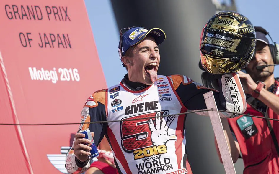 Marc Márquez campeón del mundo en MotoGP 2016! | SHOEI España