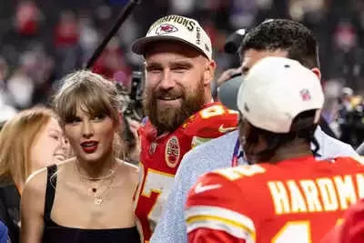 Travis Kelce opens up about his "Happy" and "Strong" relationship with Taylor  Swift | NFL News - The Times of India