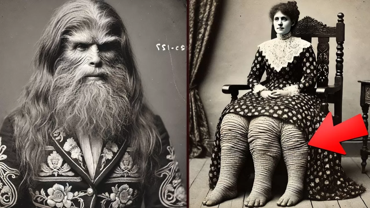 ¡10 fenómenos de circo que realmente existieron! Fotos históricas